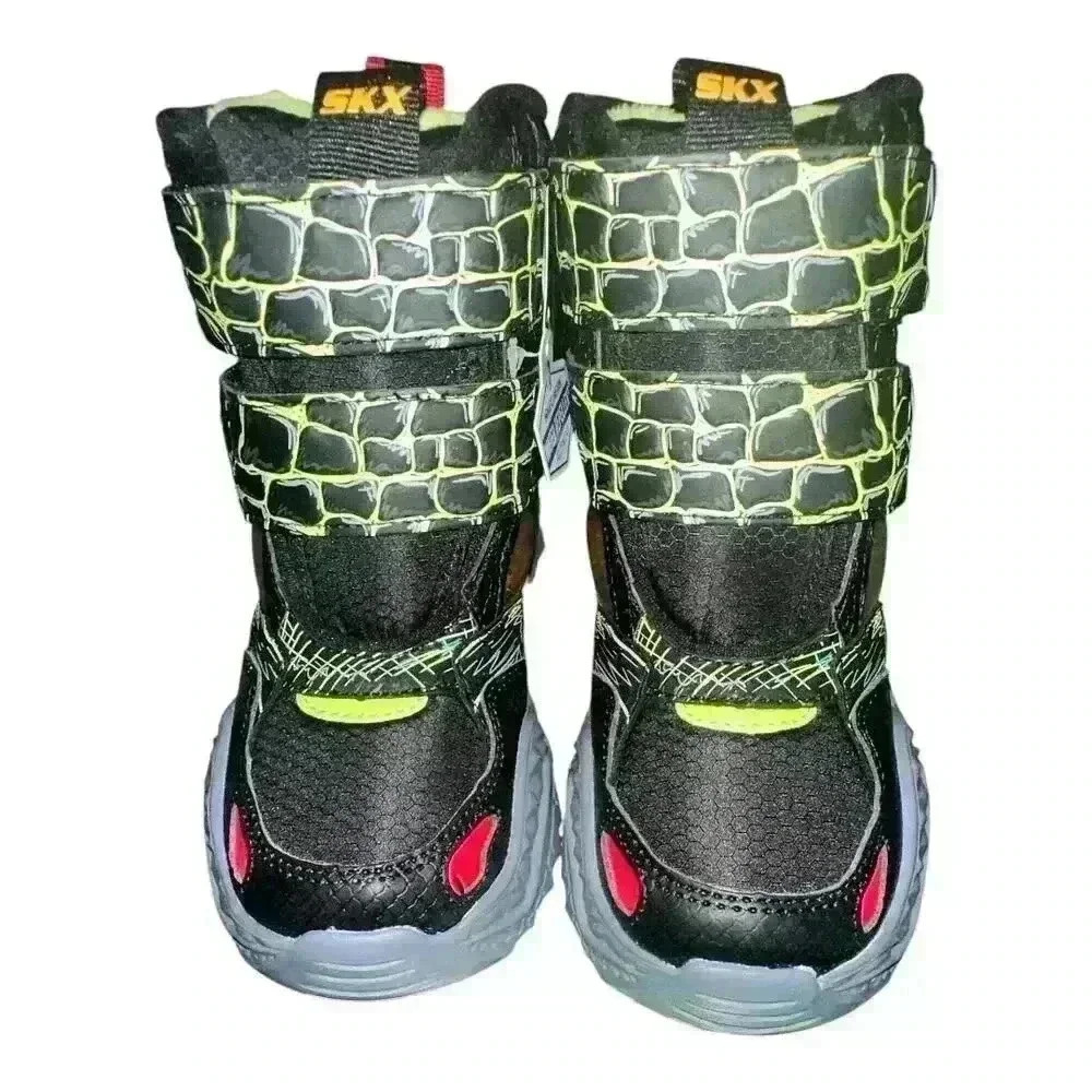 Skechers Boys Skech-O-Saurus Dino-Chill Boots, Size 11